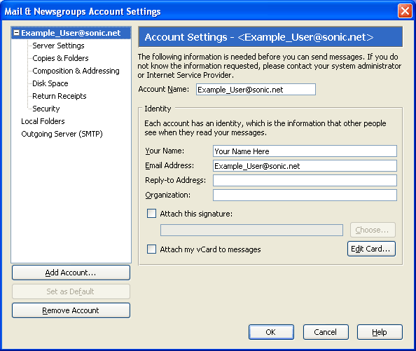 Account Settings